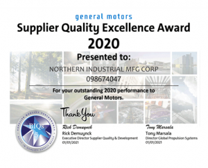 2020 gm supplier award