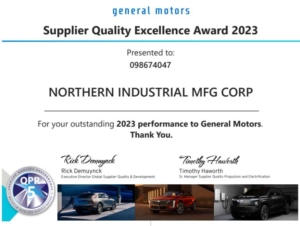 gm supplier awards 2023