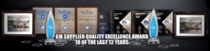 gm supplier awards 2012-2024