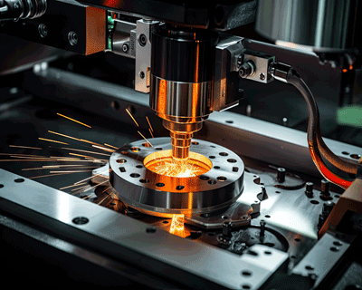 us-made steel part laser cutting