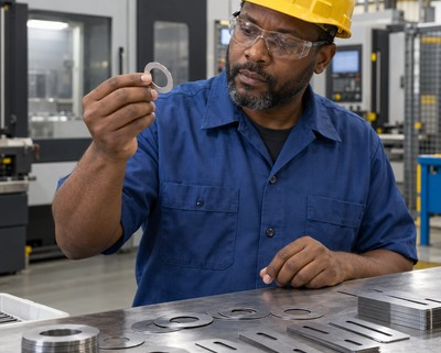 laser cut thin flat parts